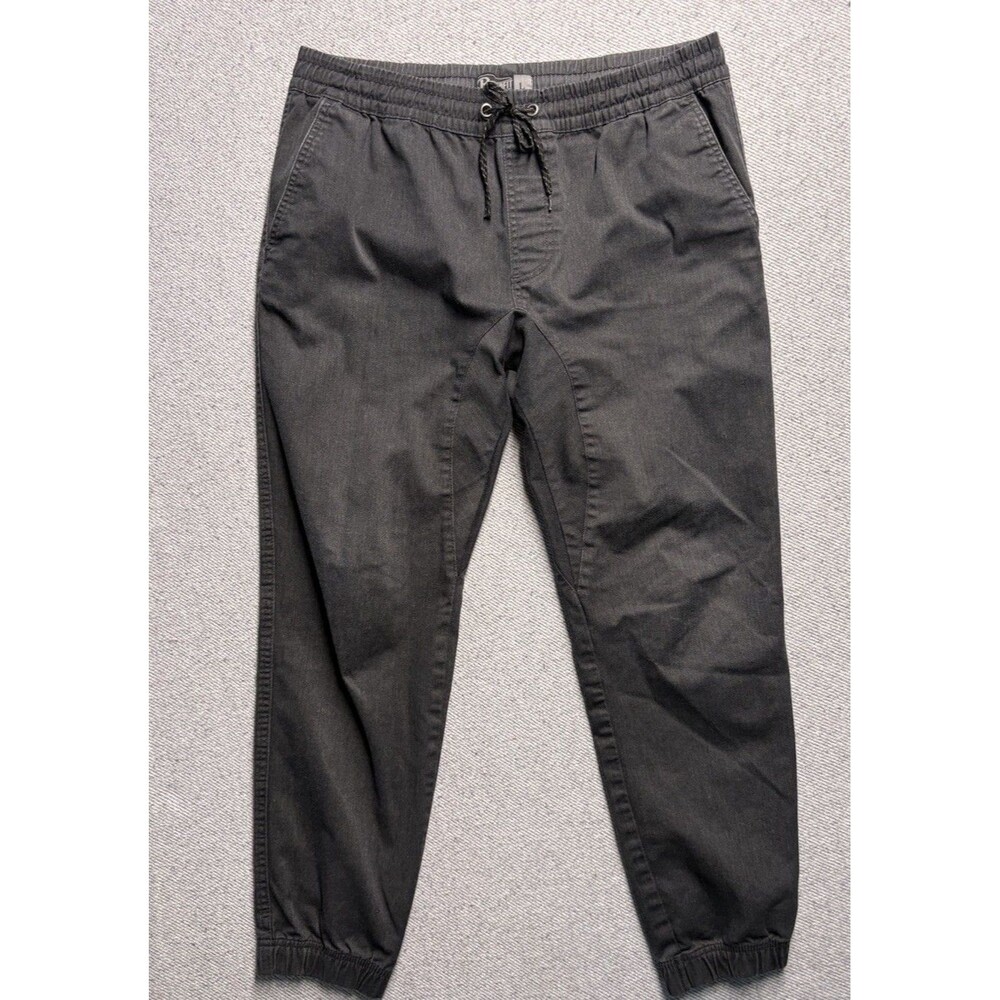 Retrofit Gray Jogger Pants - Men's Large - Distressed